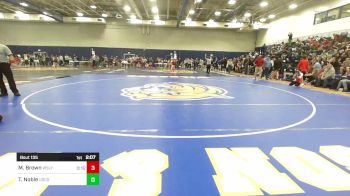 174 lbs Round Of 16 - Marcus Brown, Wesleyan vs Truman Noble, Coast Guard