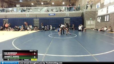 46 lbs Cons. Round 2 - Kai Banderas, Warriors Of Christ vs Barrett Ramos, Bulldog Wrestling Club