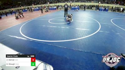 70 lbs Quarterfinal - Zane Ketner, Cache Wrestling Club vs Kaileigh Slough, Texas Elite Wrestling Club