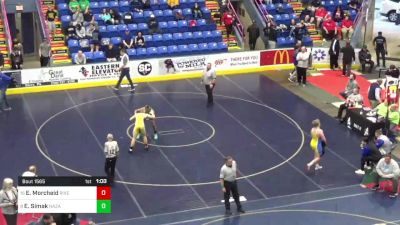 172 lbs Quarterfinal - Elijah Morcheid, River Valley vs Elijah Simak, Nazareth