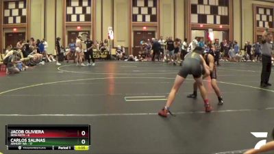 120 lbs Finals (8 Team) - Jacob Oliviera, Iron Faith vs Carlos Salinas, Armory WA