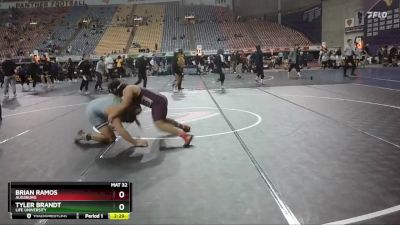 184 lbs Semifinal - Brian Ramos, Augsburg vs Tyler Brandt, Life University