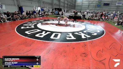 106 lbs Placement Matches (8 Team) - Austin Brown, Missouri Red vs Ethan Busby, California