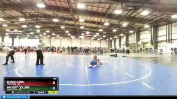 160 lbs Round 2 (6 Team) - Broedy Collins, Iowa Black vs Shane Saito, Team Ohio