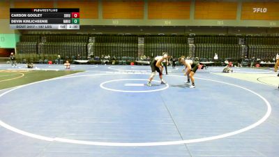 197 lbs Consi Of 8 #1 - Carson Gooley, Southern Oregon vs Devin Kinlicheenie, New Mexico Highlands