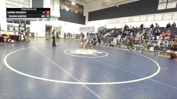 120 lbs Quarterfinal - Eliana Garcia, Northview vs Jazmin Shubick, Yorba Linda