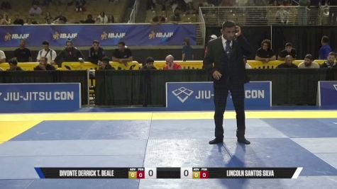 Divonte Derrick T. Beale vs Lincoln Santos Silva 2026 Pan Jiu Jitsu IBJJF Championship