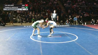 5A 115 lbs 1st Place Match - Isabella Arevalos, Corpus Christi King vs Ava Milliner, Killeen Chaparral