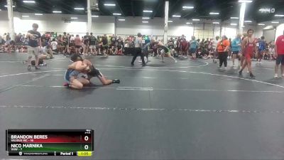 138 lbs Round 2 (4 Team) - Nico Marnika, VHW vs Brandon Beres, Validus WC