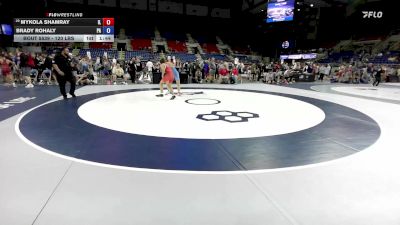 120 lbs Cons. Rd Of 32 - Mykola Shamray, IL vs Brady Rohaly, PA