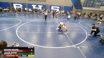 88 lbs Round 2 - Zachary Brazier, Mountain Ridge Youth Wrestling vs Ledger Aimone, Team Prestige