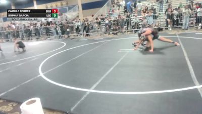136 lbs Round Of 16 - Camille Torres, Brawley Wr Ac vs Sophia Garcia, Lancer WC