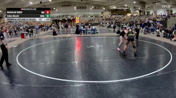100 lbs Semis & 1st Wb (8 Team) - Cali Ellis, Bradley Central High School vs Natalie Rizo, Riverdale High School