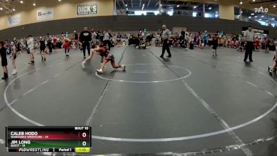 84 lbs Round 4 (6 Team) - Caleb Hodo, Warhawks Wrestling vs Jim Long, Quest