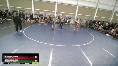 187 lbs Round 3 (4 Team) - Rodney Sabin, Utah Gold vs Rocco Folino, Warriors Of Christ