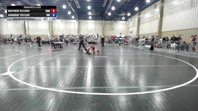 138 lbs Quarterfinal - Mathew Elyash, Sons Of Thunder Naples vs Andrew Taylor, Eagles Wrestling Club