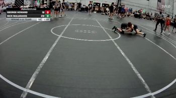76 lbs Round 4 (6 Team) - Nick Maliarakis, CTWHALE vs George Howard, Prestige Worldwide