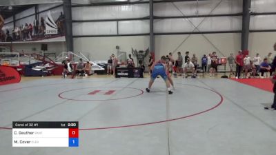 125 kg Consi Of 32 #1 - Cameron Geuther, Panther Wrestling Club RTC vs Mason Cover, Cleveland Regional Training Center