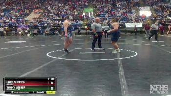 1 - 285 lbs Semifinal - Luke Shelton, Grundy vs Timmy Lesher, Parry McCluer