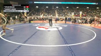 4A-120 lbs Cons. Round 1 - Barrett Green, Thunder Basin vs Dylan Miller, Cheyenne South