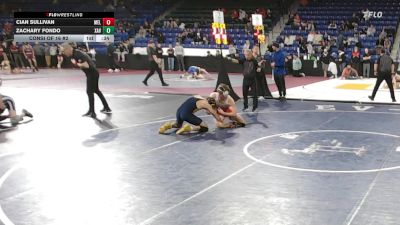 138 lbs Consi Of 16 #2 - Cian Sullivan, Melrose vs Zachary Fondo, Xaverian
