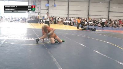 145 lbs Rr Rnd 2 - Emma Arnold, Shore Thing Surf - HSG vs Carma Forty, Backyard Barbies - HSG