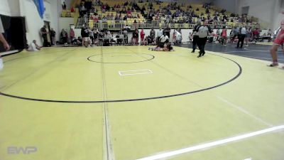 170 lbs Quarterfinal - Hayden Justice, Tahlequah Wrestling Club vs LEVI SUMMERFIELD, Jay Junior High