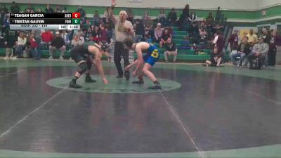 144 lbs Champ. Round 2 - Tristan Gauvin, Fossil Ridge vs Teagan Garcia, Sheridan
