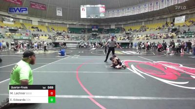 49 lbs Quarterfinal - Myles Lechner, Beebe Badgers Wrestling Club vs Ezra Edwards, Conway Wrestling Club