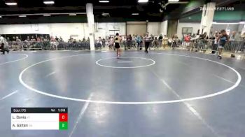 138 lbs Consolation - Landon Davis, VT vs Abel Gaitan, CA