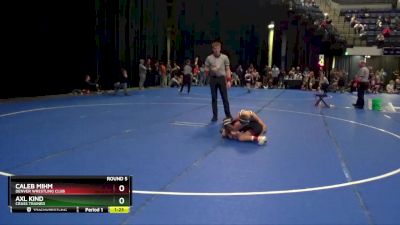 80 lbs Round 5 - Caleb Mihm, Denver Wrestling Club vs Axl Kind, Crass Trained