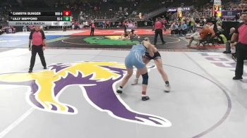 5th Place Match - Camryn Bunger, Wilcox-Hildreth vs Lilly Mefford, Battle Creek