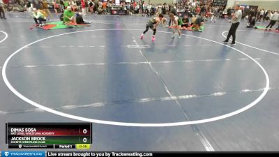 144 lbs Cons. Round 4 - Jackson Brock, Comets Wrestling Club vs Dimas Sosa, NXT Level Wrestling Academy