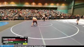 215 lbs Cons. Round 3 - Cooper Clark, Harrisburg vs Clancy Rutledge, Culver HS