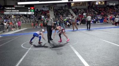 65 lbs Champ. Round 1 - Aizley Kessler, Greater Heights vs Laelia Cox, Salina