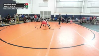 138 lbs Consi Of 8 #1 - Arsenio Allen Jr, OH vs Wesley Dotson, OH