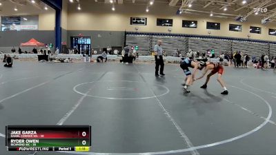 120 lbs Round 2 (8 Team) - Jake Garza, Daniel Cormier WA vs Ryder Owen, Richmond WC