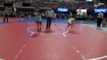 130 lbs Champ. Round 2 - Aly Dinardi, Miles City Wrestling Club vs Kinsley Birdrattler, Browning Indians