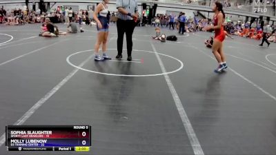 132 lbs Round 5 (8 Team) - Molly Lubenow, D3 Training Center vs Sophia Slaughter, 5forty Lady Brawlers