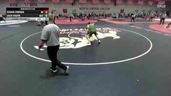 141 lbs Cons. Round 3 - Chase Creque, Baldwin Wallace vs Jack Voute, Castleton