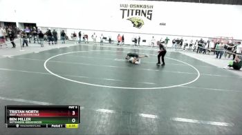 150 lbs Cons. Semi - Tristan North, West Allis Nathan Hale vs Ben Miller, Wittenberg-Birnamwood