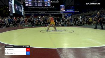 120 lbs Cons 32 #1 - Diego Romero, Florida vs Ceasar Sanchez, Colorado