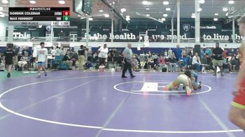 102 lbs 3rd Place - Dominik Coleman, Carpe Diem - HSC vs Max Kennedy, VHW Blue - HSC