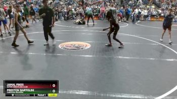95 lbs Quarterfinal - Jamal Fikes, Gator Wrestling Club vs Preston Bartolini, Carolina Reapers