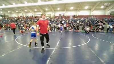 63 lbs Quarterfinal - Wes Dixon, Preston Warriors vs Ruger Ovard, Evanston Elite