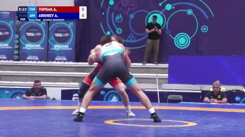 65 kg Final 3-5 - Abdullah Toprak, Turkiye vs Adam Arkhiev, Individual Neutral Athletes