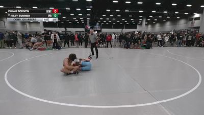 126 lbs Cons. Quarters - Riley Sumner, Purler Wrestling Inc vs Elijah Scriven, Bad Karma Wrestling Club
