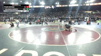 132 lbs Cons. Round 4 - Solomon Resnick, Capistrano Valley vs Tyler Hopkins, Forest Grove