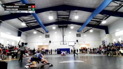126 lbs Quarterfinal - Karson Rozas, Rayne vs Cecil Collins, St. Martin High School