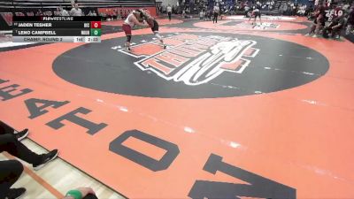 285 lbs Champ. Round 2 - Leno Campbell, Millikin University vs Jaden Tesher, Rhode Island